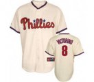 mlb philadelphia phillies #8 victorino cream