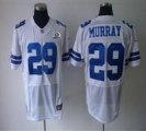 Nike Cowboys #29 DeMarco Murray White With Hall of Fame 50th Patch NFL Elite Jersey