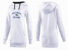 Women Baltimore Ravens Logo Pullover Hoodie-090