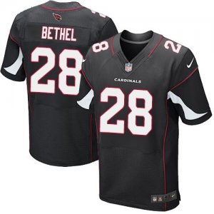 Nike Arizona Cardinals #28 Justin Bethel Black jerseys(Elite)