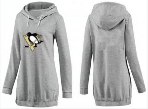 NHL Women Pittsburgh Penguins Logo Pullover Hoodie 9