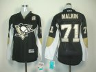 women nhl pittsburgh penguins #71 malkin black