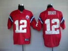 nfl new england patriots #12 brady red[afl 50th]