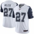 Youth Nike Dallas Cowboys #27 J.J. Wilcox Limited White Rush NFL Jersey