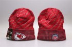 Chiefs Fresh Logo Red Stripe Cuffed Knit Hat YP