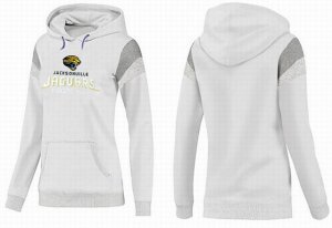 Women Jacksonville Jaguars Logo Pullover Hoodie-009