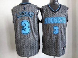 nba denver nuggets #3 lawson grey[static fashion swingman]