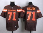 Nike Cleveland Browns #71 Danny Shelton Brown jerseys(Elite)