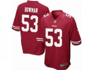 Nike NFL San Francisco 49ers #53 Navorro Bowman Red Jerseys(Game)