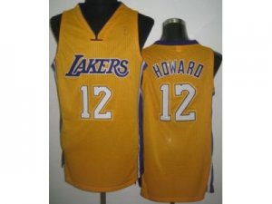 nba Los Angeles Lakers #12 Dwight Howard yellow Jerseys[Revolution 30]