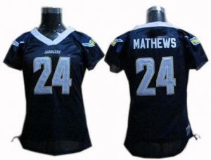 women san diego chargers 24 mathews jerseys dk.blue