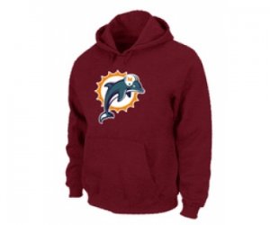 Miami Dolphins Logo Pullover Hoodie RED