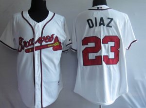 MLB Jerseys Atlanta Braves #23 Diaz white