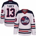 Mens Reebok Winnipeg Jets #13 Brandon Tanev Authentic White 2016 Heritage Classic NHL Jersey