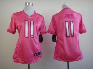 Nike Women NFL Atlanta Falcons #11 Julio Jones Pink Jerseys[love s]