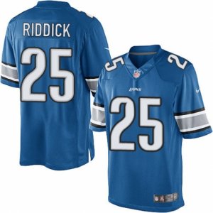 Mens Nike Detroit Lions #25 Theo Riddick Limited Light Blue Team Color NFL Jersey