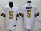 Nike Saints #5 Jarvis Landry White Color Rush Limited Jersey