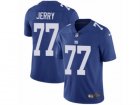 Mens Nike New York Giants #77 John Jerry Vapor Untouchable Limited Royal Blue Team Color NFL Jersey