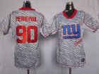 Nike Women New York Giants #90 Jason Pierre-Paul FEM FAN Zebra NFL Jerseys