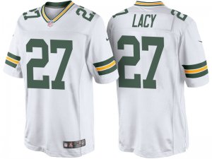 Green Bay Packers #27 Eddie Lacy White Color Rush Limited Jersey