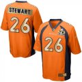 Nike Denver Broncos #26 Darian Stewart Orange Team Color Men Stitched NFL Game Super Bowl 50 Collection Jersey