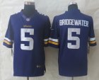 Nike Minnesota Vikings #5 Bridgewater Purple Jerseys(Limited)