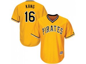 Youth Pittsburgh Pirates #16 Jung-ho Kang Gold Cool Base Stitched MLB Jersey