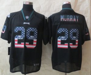 Nike Philadelphia Eagles #29 DeMarco Murray Black Jerseys(USA Flag Fashion Elite)