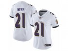 Women Nike Baltimore Ravens #21 Lardarius Webb Vapor Untouchable Limited White NFL Jersey