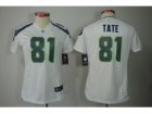 Nike Women NFL Seattle Seahawks #81 Golden Tate white Jerseys