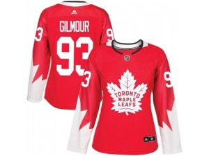 Women Toronto Maple Leafs #93 Doug Gilmour Red Alternate Stitched NHL Jersey