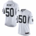 Mens Nike Oakland Raiders #50 Ben Heeney Limited White NFL Jersey