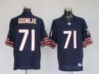 nfl chicago bears #71 idonije blue