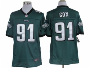 Nike NFL Philadelphia Eagles #91 Fletcher Cox Green Jerseys(Limited)