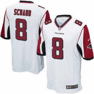 Mens Nike Atlanta Falcons #8 Matt Schaub Game White NFL Jersey