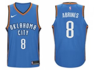 Nike NBA Oklahoma City Thunder #8 Alex Abrines Jersey 2017-18 New Season Blue Jersey