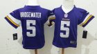 Nike kids Minnesota Vikings #5 Teddy Bridgewater Purple jerseys