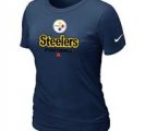 Women Pittsburgh Steelers D.Blue T-Shirt