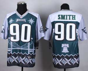 Nike Philadelphia Eagles #90 Smith Jerseys(Style Noble Fashion Elite)