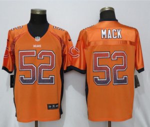 Nike Bears #52 Khalil Mack Orange Drift Fashion Elite Jersey