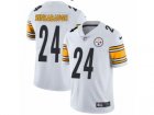 Mens Nike Pittsburgh Steelers #24 Coty Sensabaugh White Vapor Untouchable Limited Player NFL Jersey