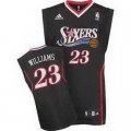 nba Philadelphia 76ers #23 Williams Black