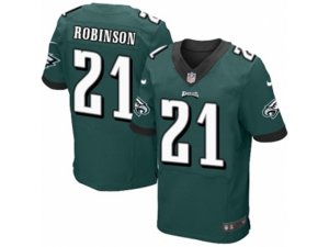 Nike Philadelphia Eagles #21 Patrick Robinson Elite Midnight Green Team Color NFL Jersey