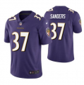 Nike Ravens #37 SANDERS Purple Vapor Untouchable Limited Jersey