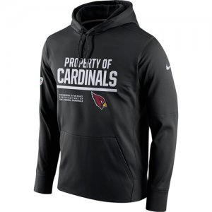 Men\'s Arizona Cardinals Nike Black Circuit Property Of Performance Pullover Hoodie