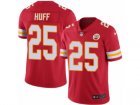 Mens Nike Kansas City Chiefs #25 Marqueston Huff Limited Black Rush NFL Jersey