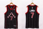 Men Toronto Raptors #7 Kyle Lowry Black 2021 Brand Jordan City Edition