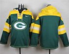 Nike Green Bay Packers Blank Green Player Pullover Hoodie