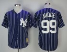 New York Yankees #99 Aaron Judge Navy 1973 Cooperstown Collection Jersey