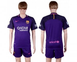 Barcelona Blank Away Soccer Club Jersey